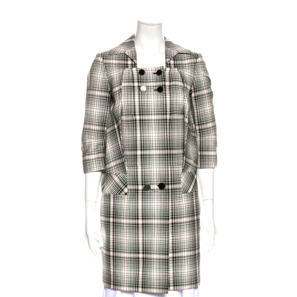 Gucci Plaid Mini Dress Size 44 - Picture 1 of 7